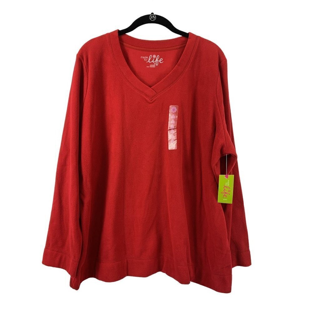 Made For Life Women's Cherry Red Sweater